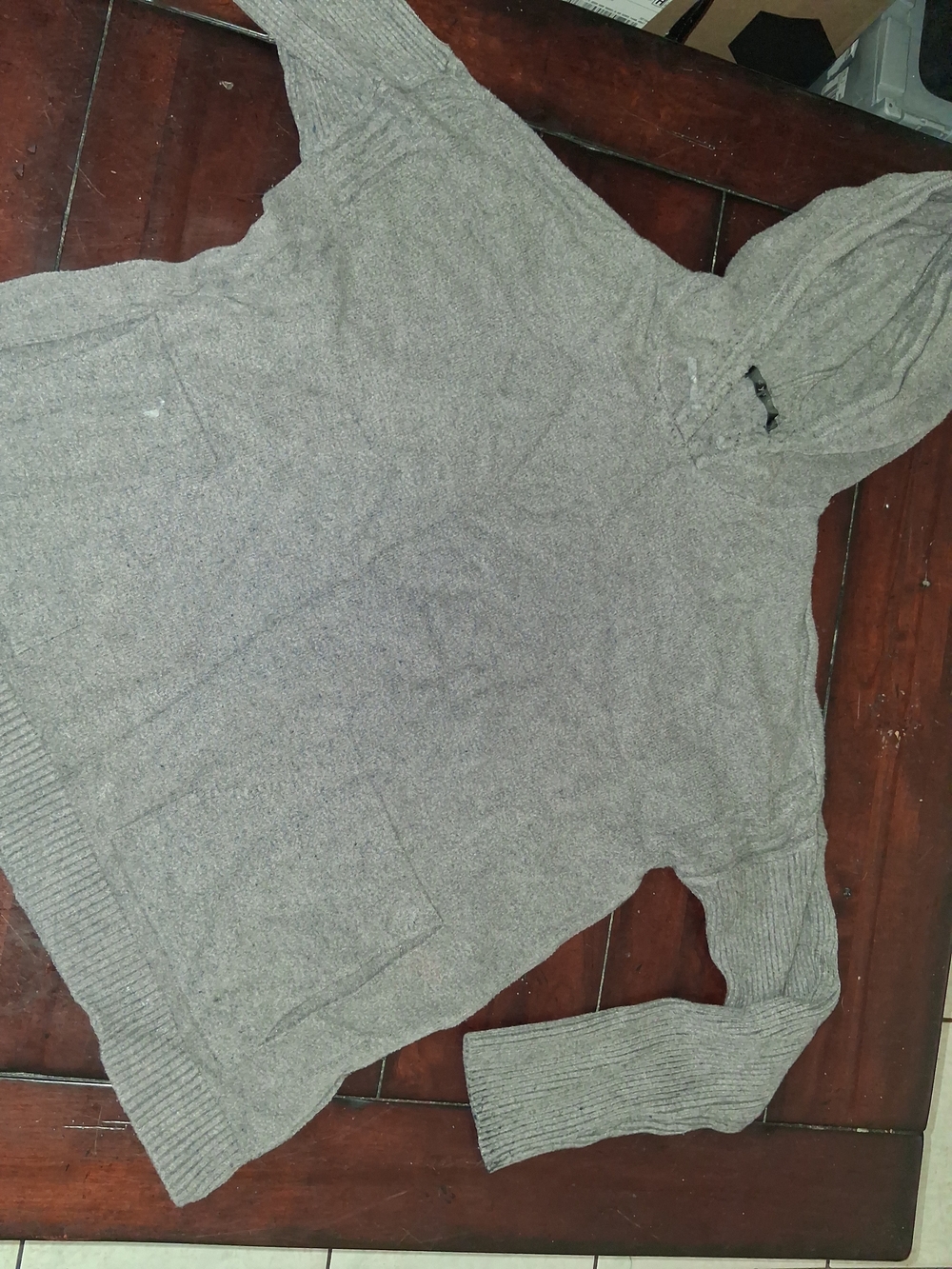 Cyrus Women's Hooded Pullover Sweater - Gray